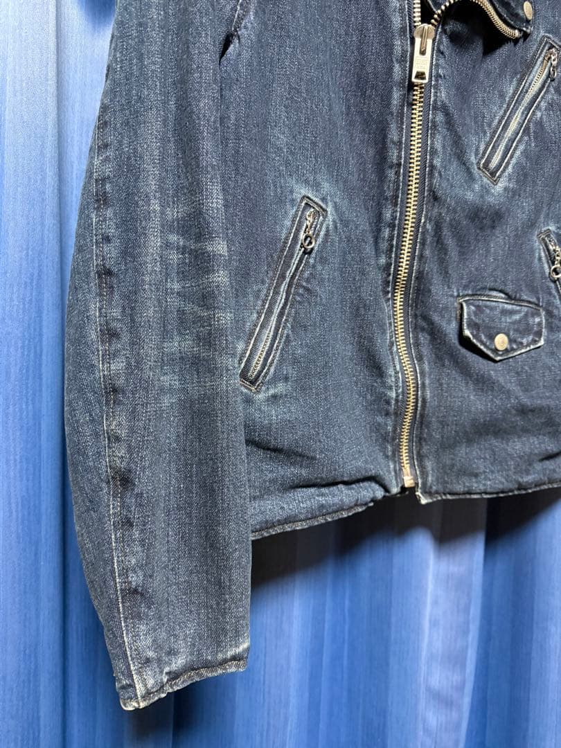 Schott ショット ダブル ライダースジャケット デニムジャケット XL