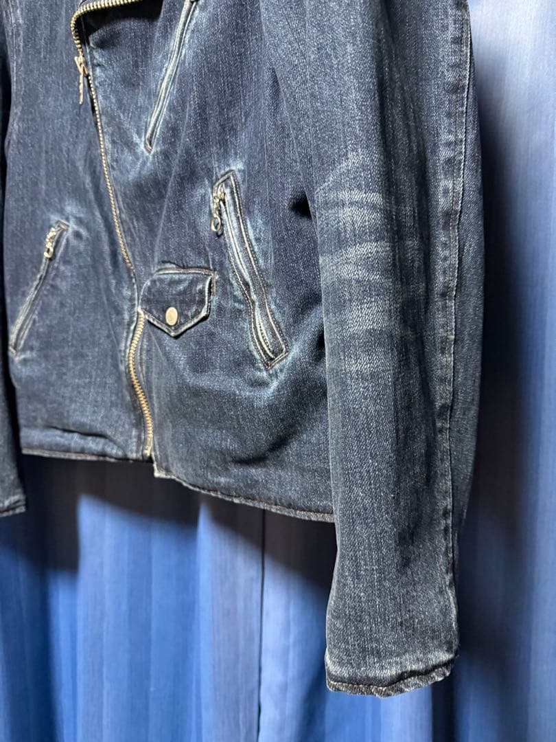 Schott ショット ダブル ライダースジャケット デニムジャケット XL