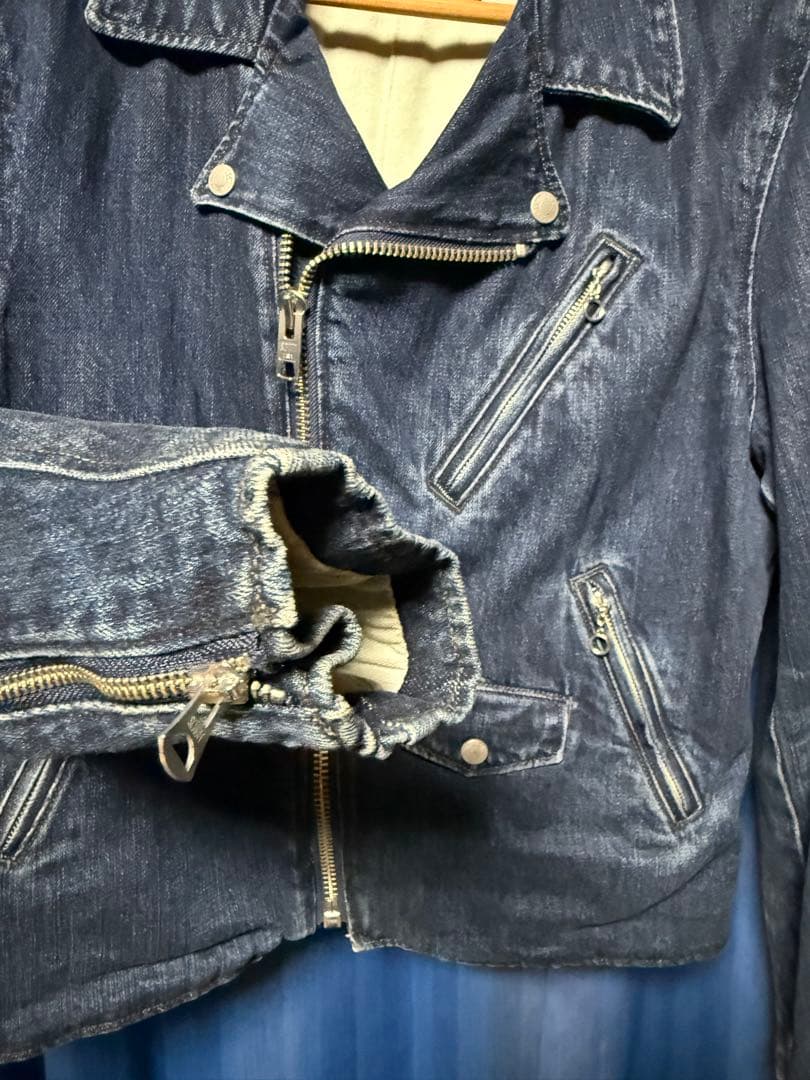 Schott ショット ダブル ライダースジャケット デニムジャケット XL