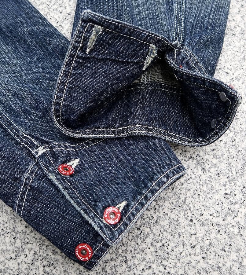 美品 L CUNE キューン デニム カバーオール USED加工