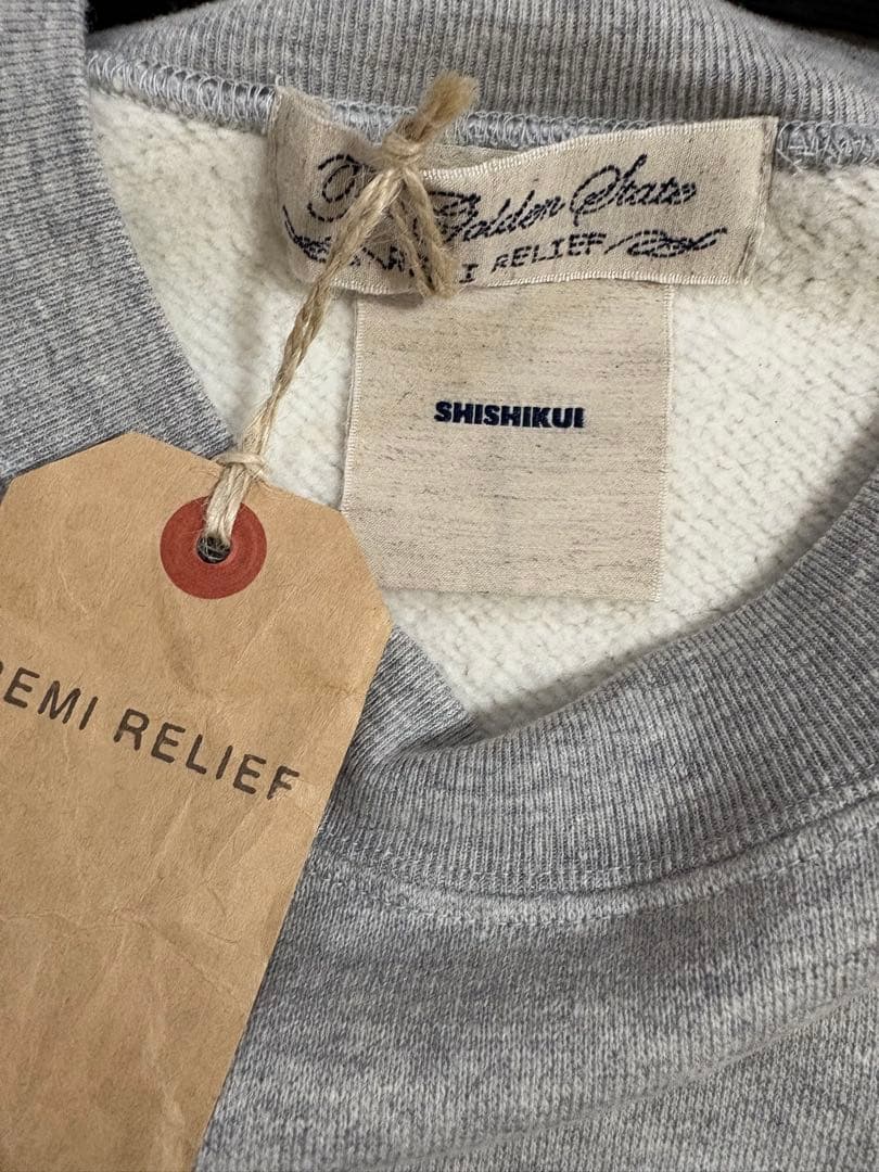 【新品未使用タグ付き】SHISHIKUI brushed crew スウェット