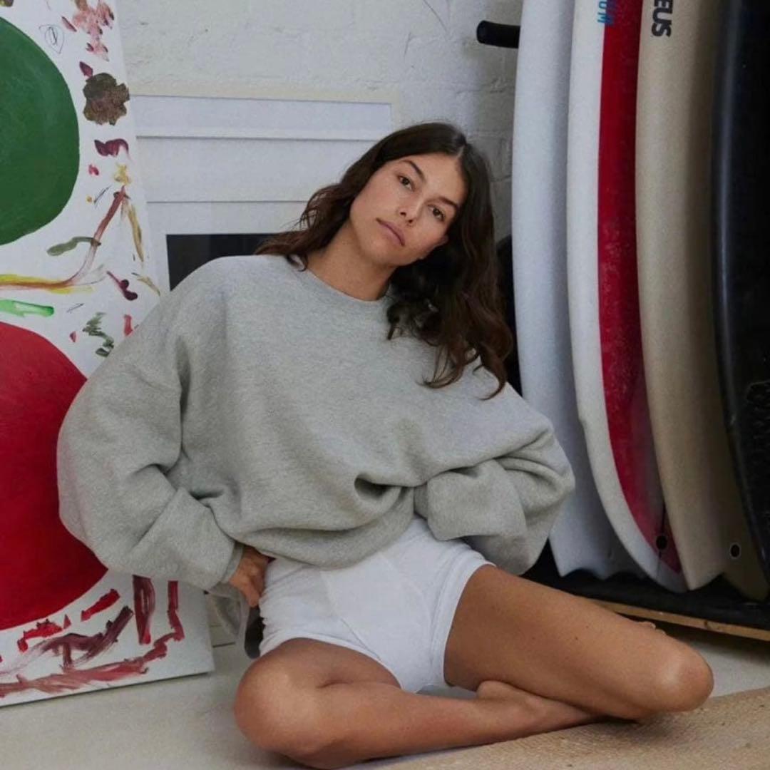 【新品未使用タグ付き】SHISHIKUI brushed crew スウェット