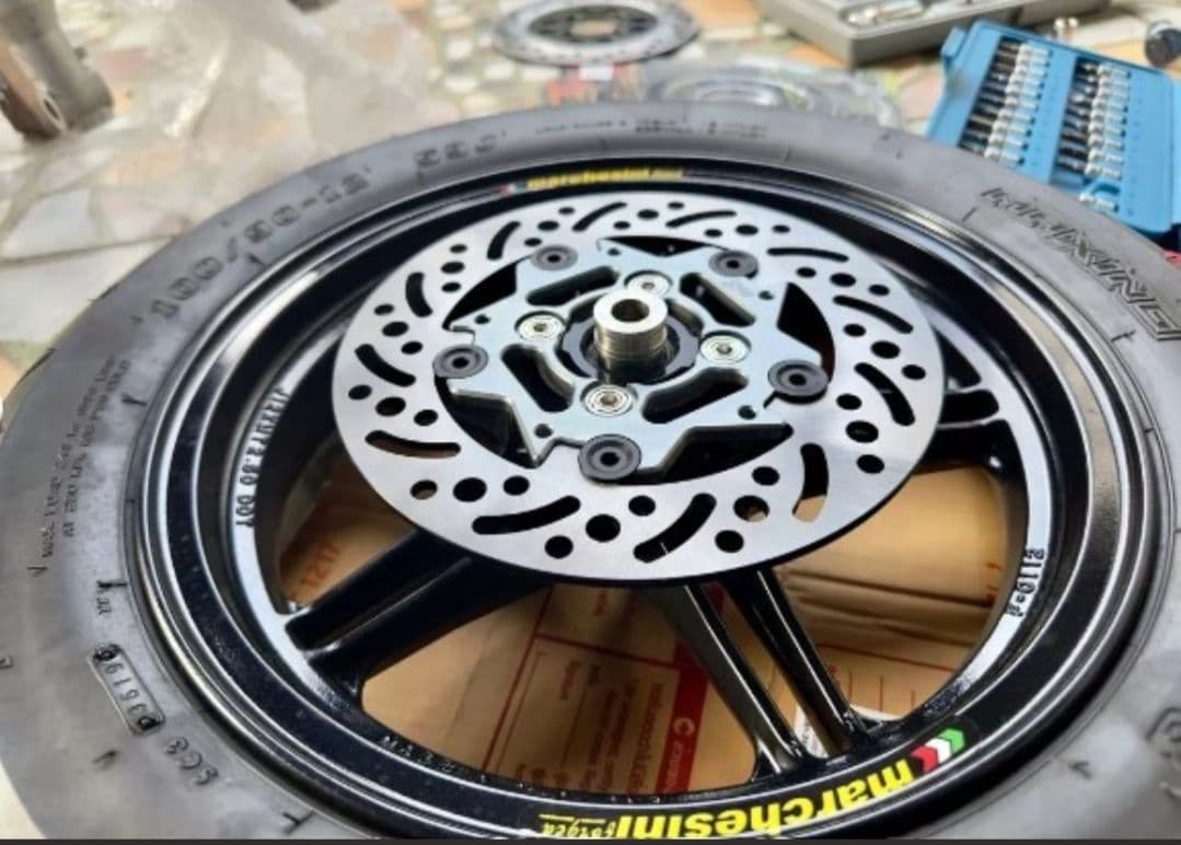 Kawasaki KSR110 フローティングブレーキディスクローター フロント