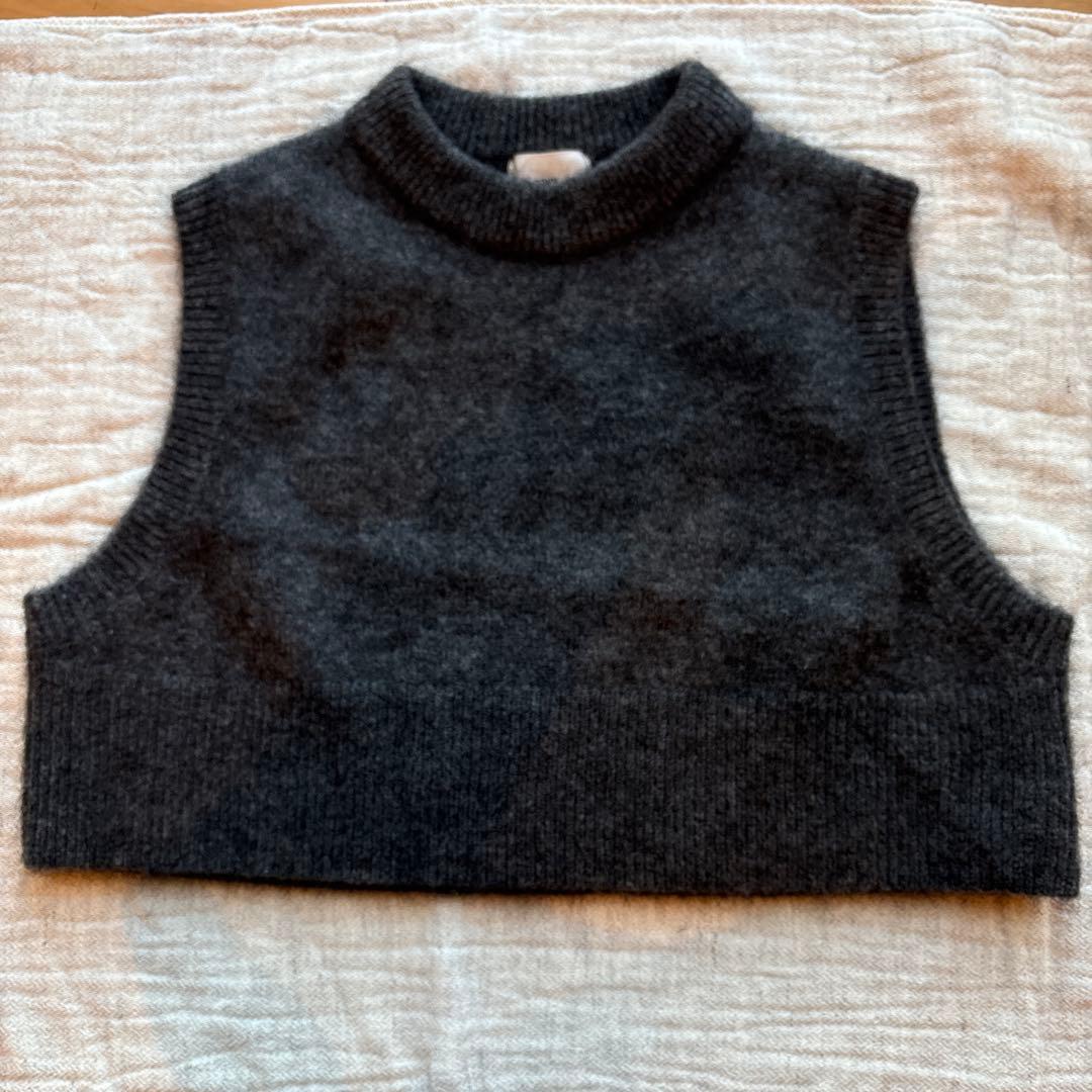 トップス soyy. Minimal mohair vest(GRAY)