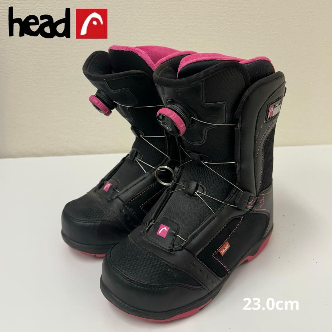 head 女性用スノーボードブーツ ブラック/ピンク　23.0cm