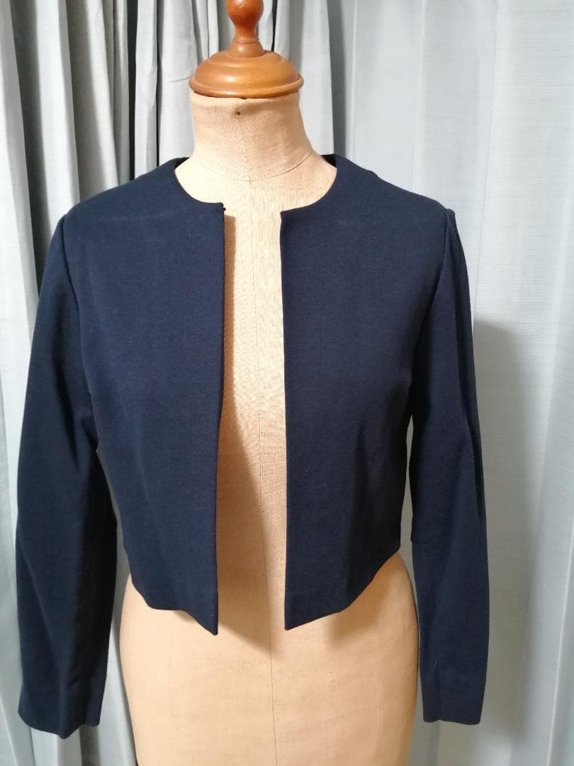 ファミリア　ボレロ付きワンピース　160cm　赤チェック柄