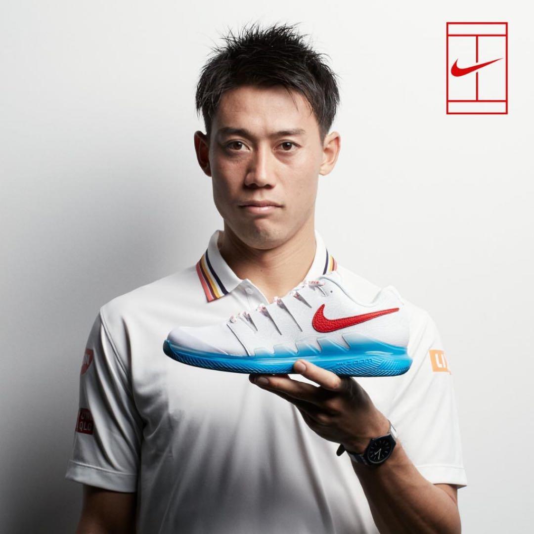 NIKEテニスシューズ　エアズームヴェイパー錦織圭限定モデル　最終値下げ価格