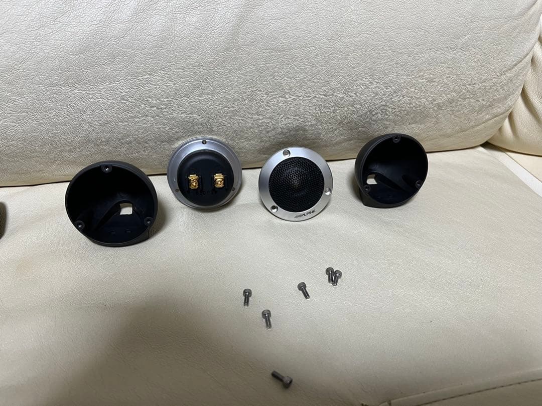 s*n様 Alpine dlx-f30t ツィーター スピーカー ブラック＆シル