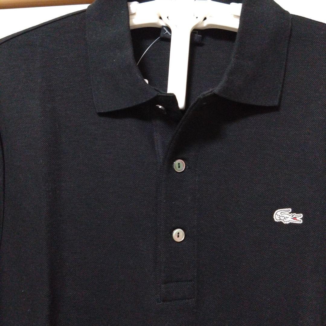 ラコステ ブラック ポロシャツ
