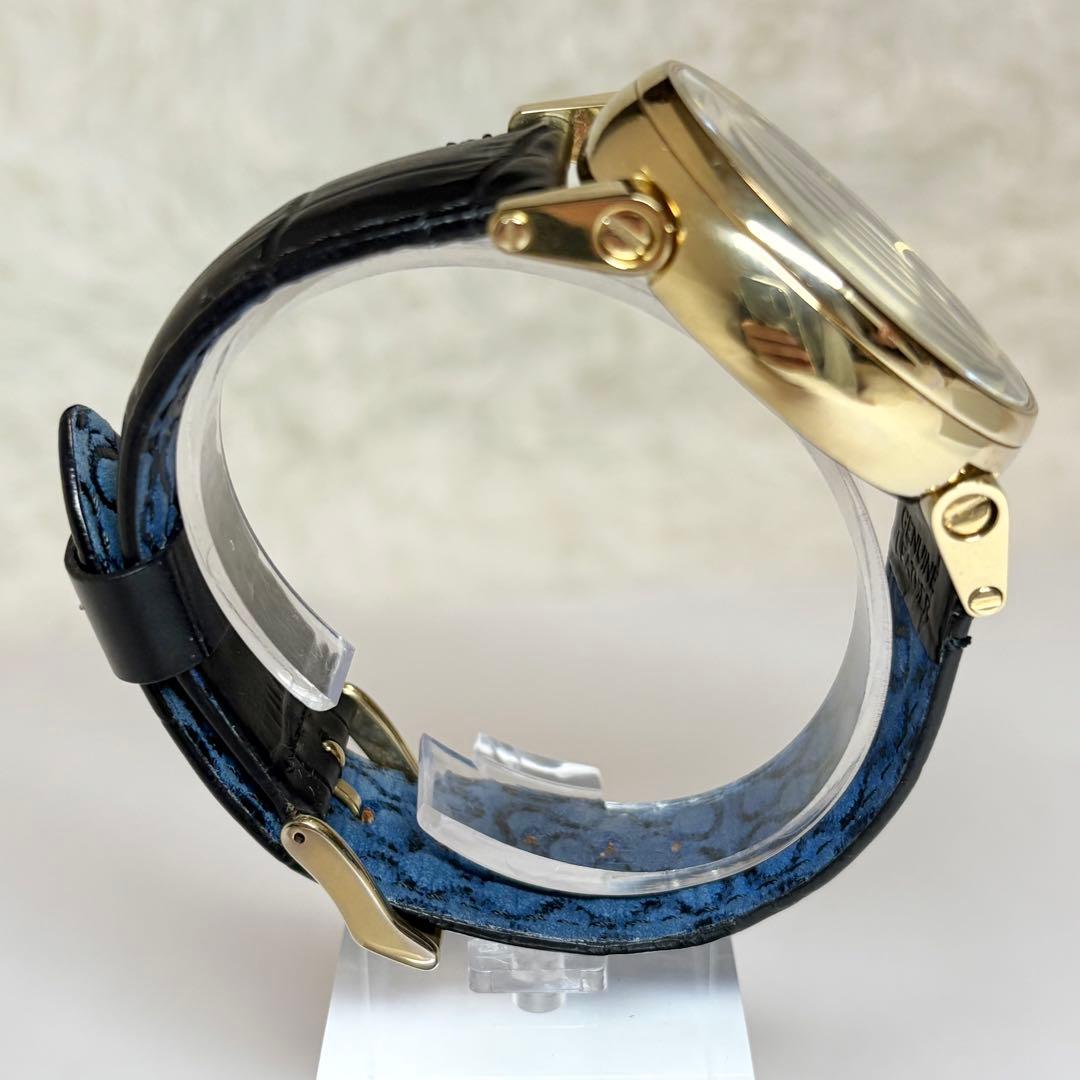 Vivienne Westwood 腕時計 VV065NVBK ネイビー 金 黒