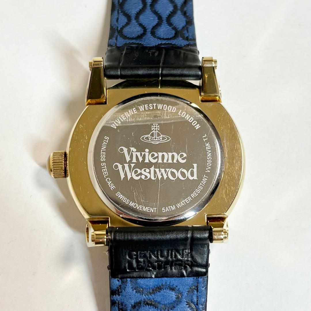 Vivienne Westwood 腕時計 VV065NVBK ネイビー 金 黒