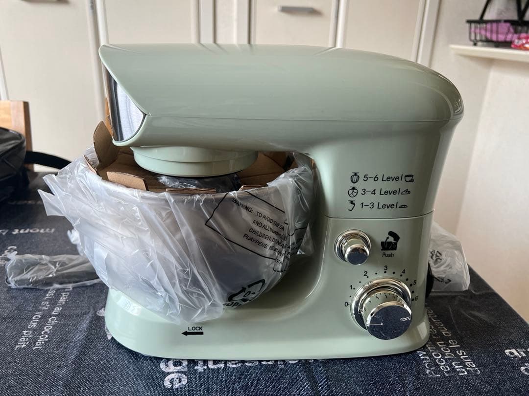 全自動多機能キッチン電気スタンドミキサー、自動生地ミキサー、家庭用泡立て器