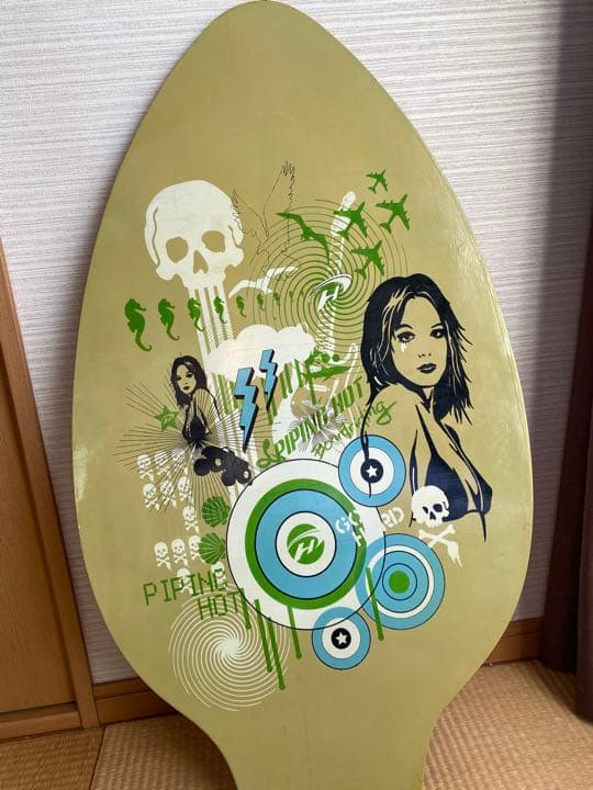 サーフボード　スキムボード　木製　PIPING HOT