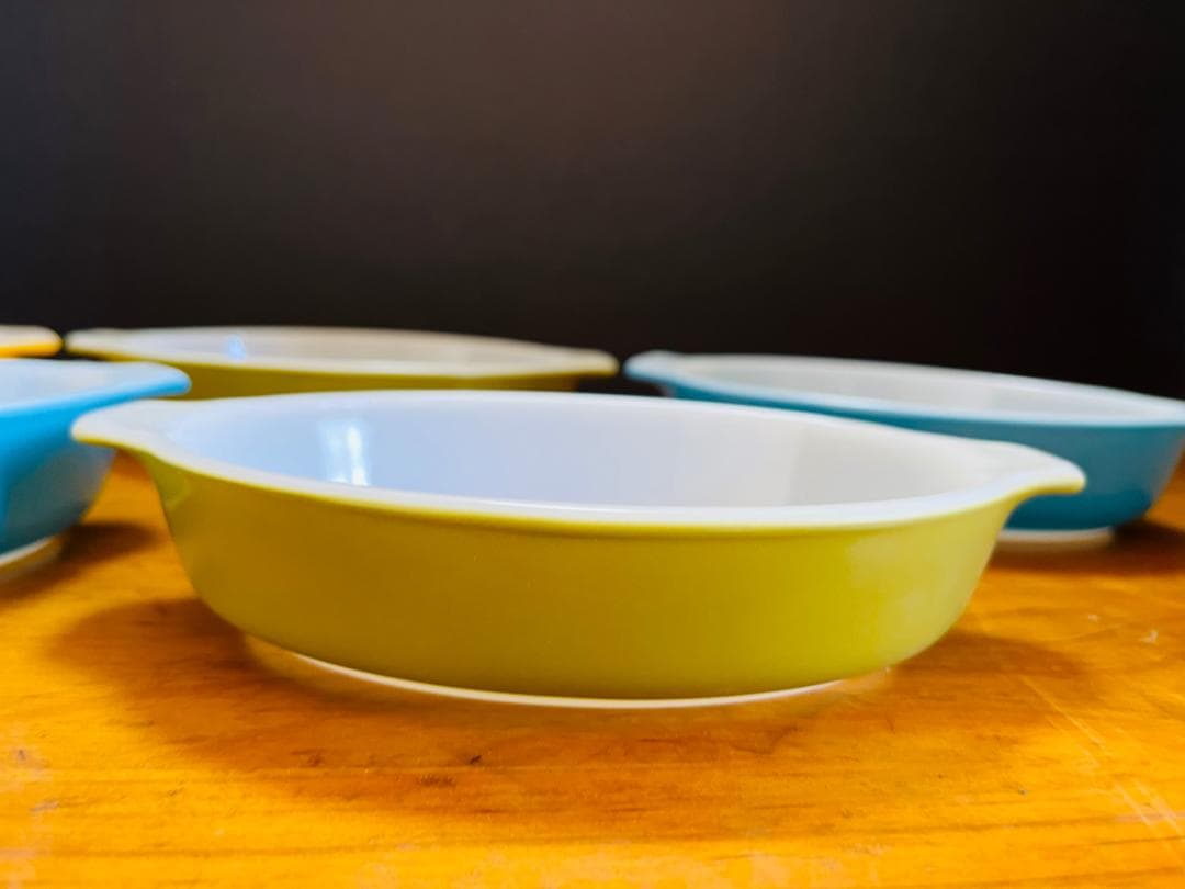 【未使用】　コーニング社　オールドパイレックス　PYREX 　グラタン皿　USA