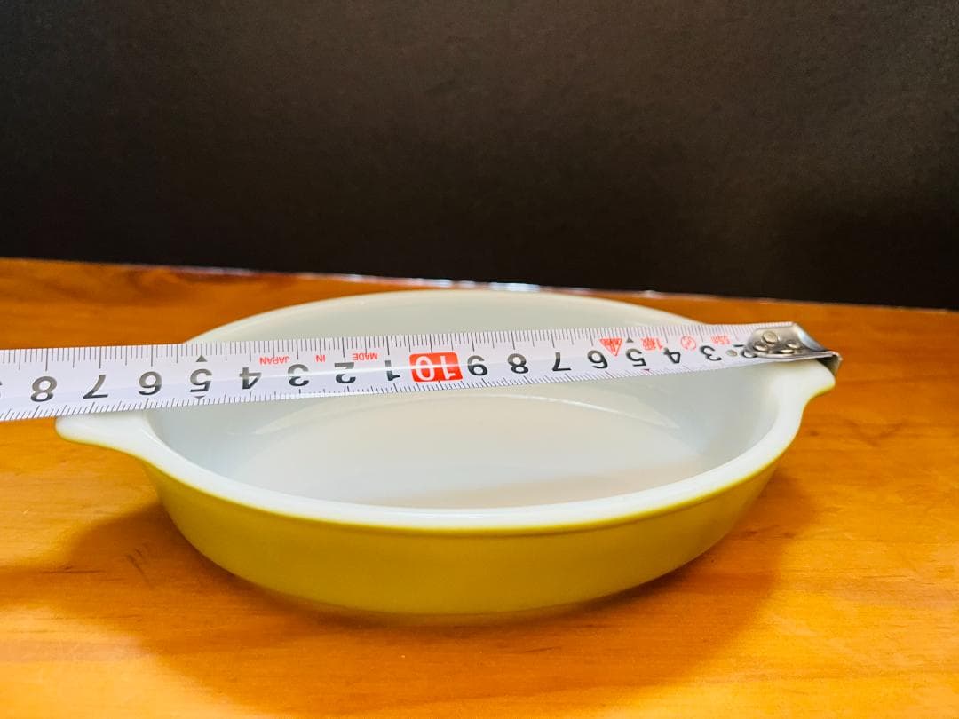 【未使用】　コーニング社　オールドパイレックス　PYREX 　グラタン皿　USA