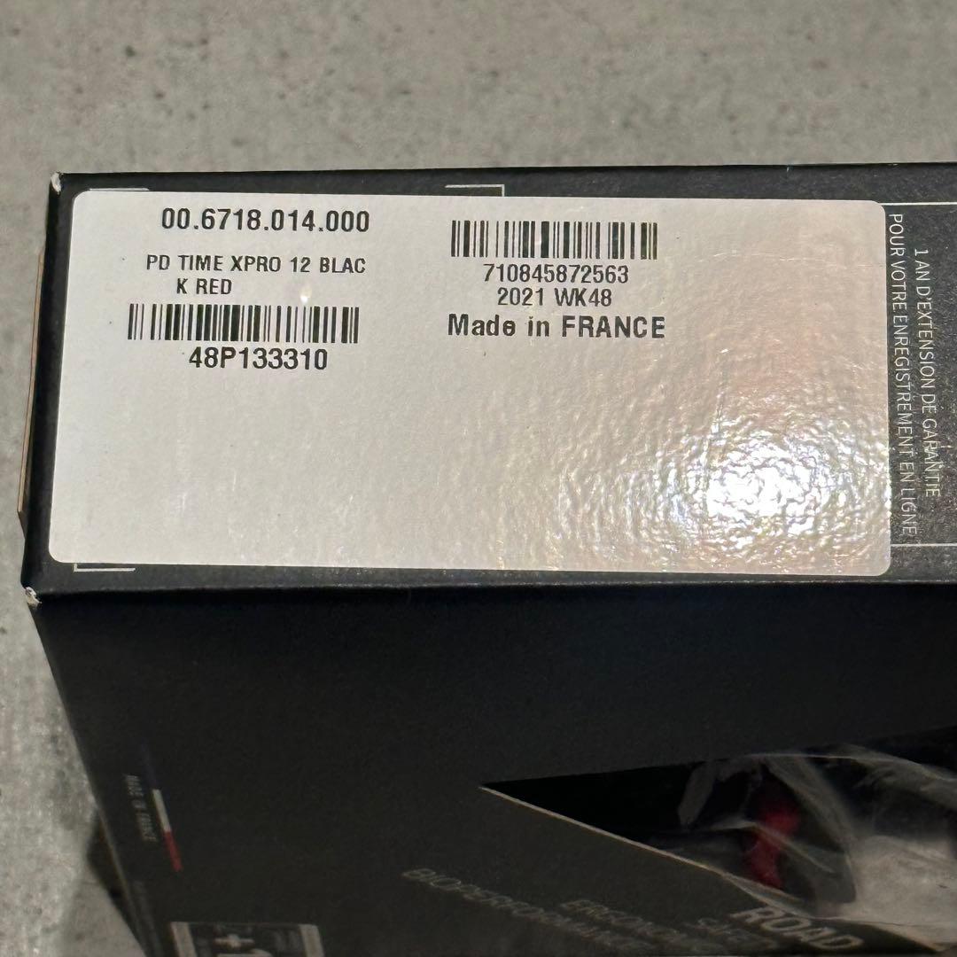 パーツ TIME XPRO 12 BLACK/RED