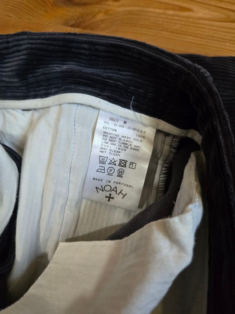 NOAH コーデュロイパンツ 30 ダークグレー