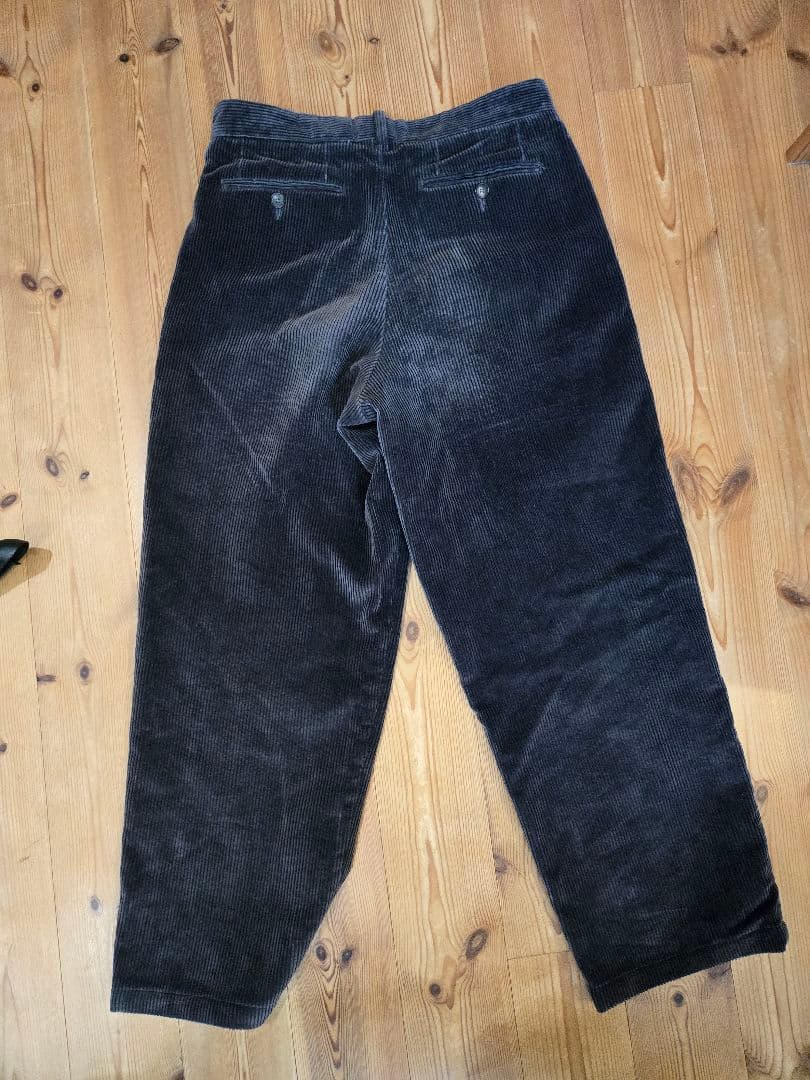 NOAH コーデュロイパンツ 30 ダークグレー