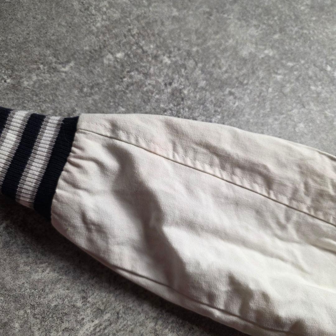 激レアNFLダラスカウボーイズスタジャンスーパーボウルアメフトフェード紺色古着L