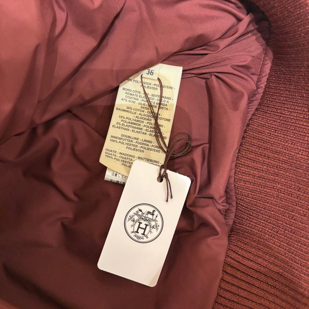 2025AW/HERMES/エルメス ノースリーブボンバージャケット