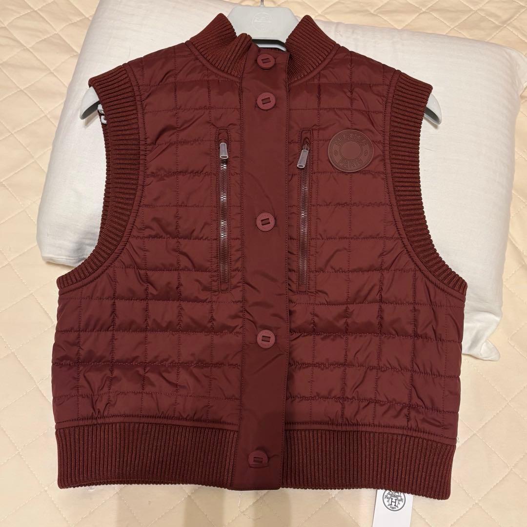 2025AW/HERMES/エルメス ノースリーブボンバージャケット