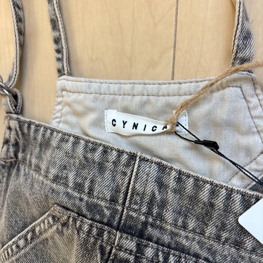 イシカワラボ ＣＹＮＩＣＡＬ ミドルオンスデニムキャミサロペット