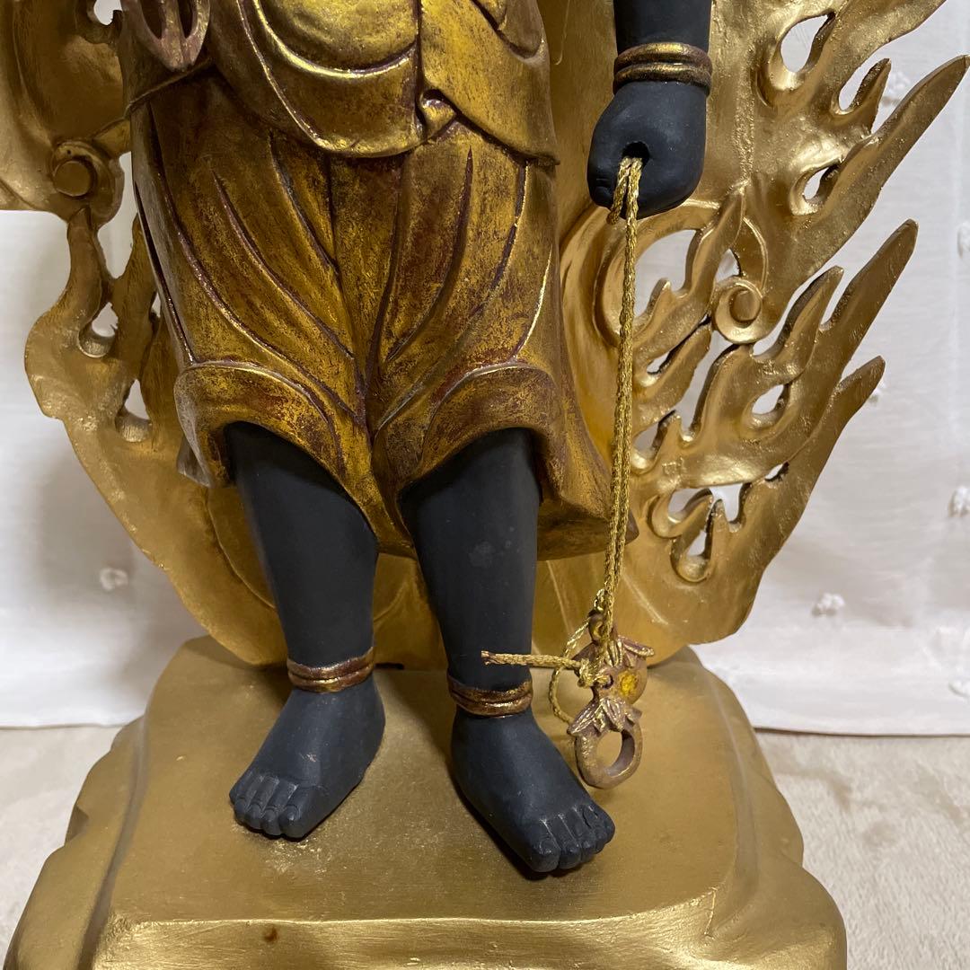 最終値下げ　不動明王　仏像　木彫り