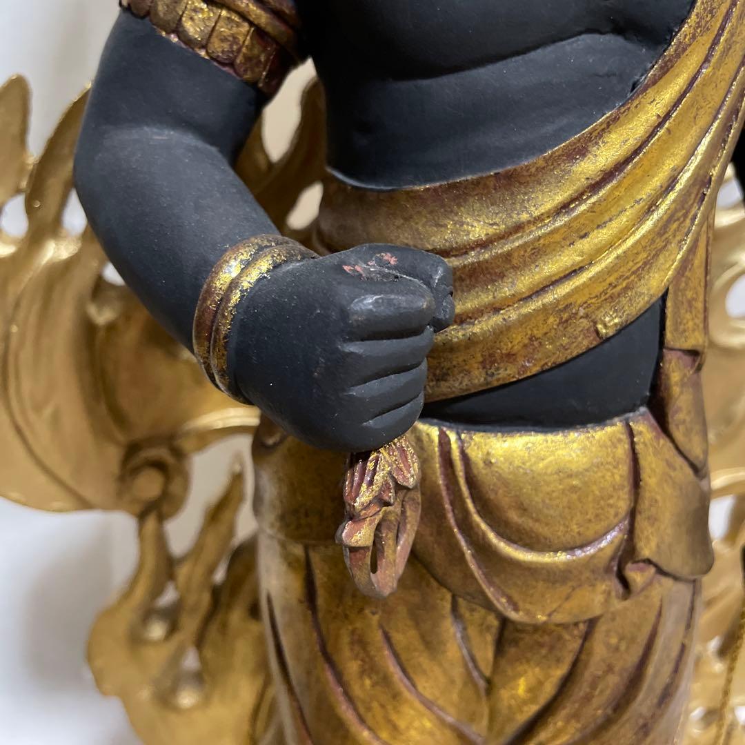 最終値下げ　不動明王　仏像　木彫り