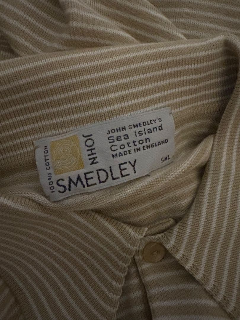 【美品】ジョンスメドレー ポロシャツ JOHN SMEDLEY 90sイギリス製