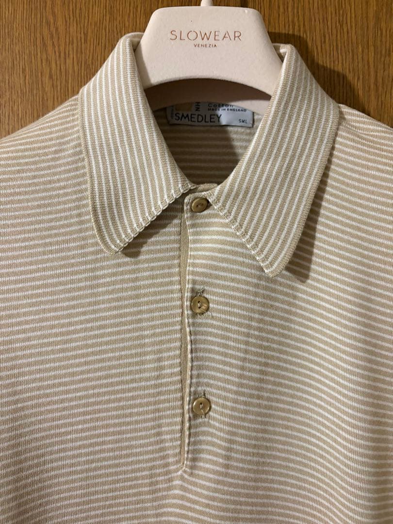 【美品】ジョンスメドレー ポロシャツ JOHN SMEDLEY 90sイギリス製