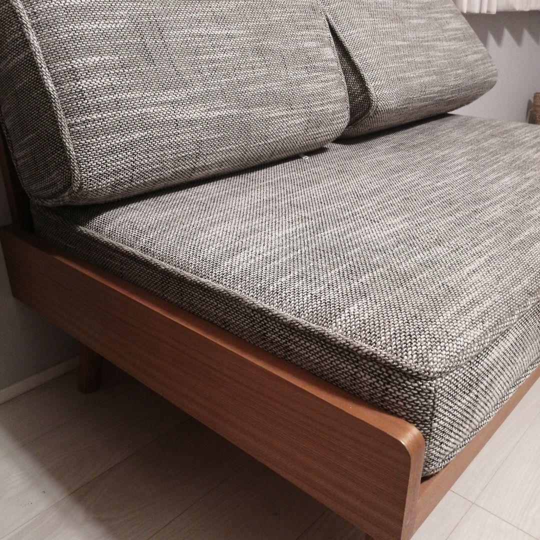 ウニコ　ALBERO(アルベロ)　カバーリングソファ 2シーター チークカラー