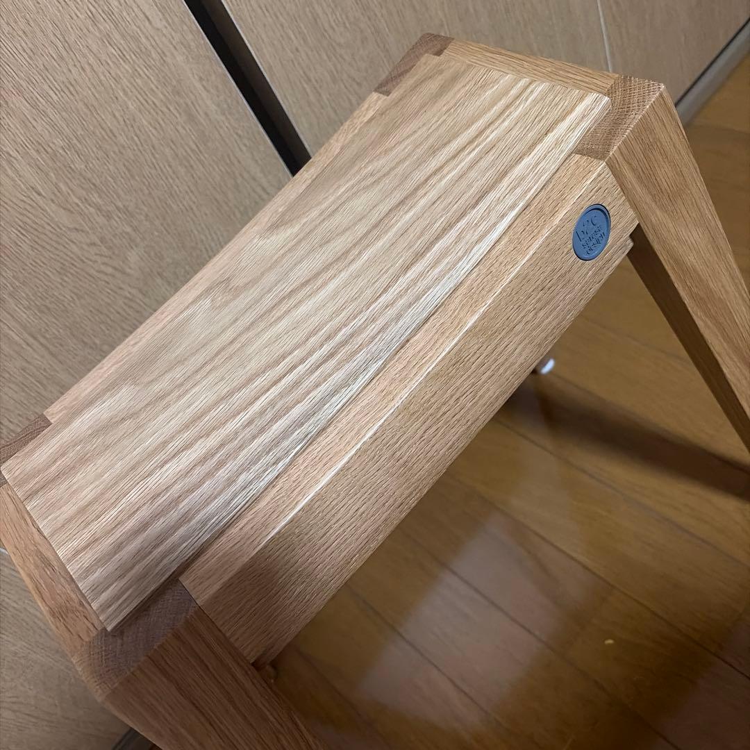 美品 sarasa design b2c スタッキングスツール/オーク無垢材