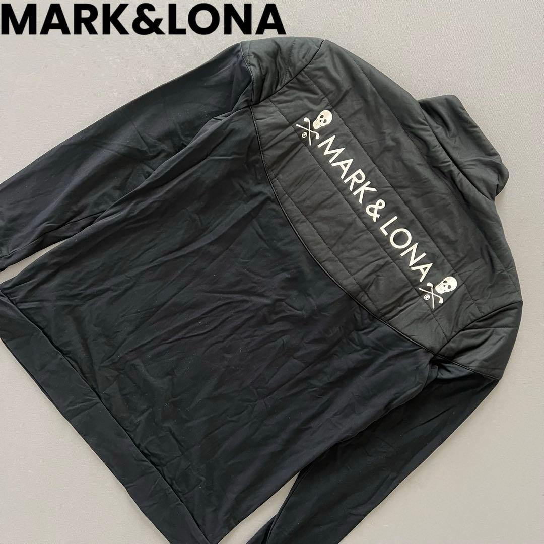 MARK&LONA マークアンドロナ　中綿入り　切替　ブルゾン　メンズ　ブラック