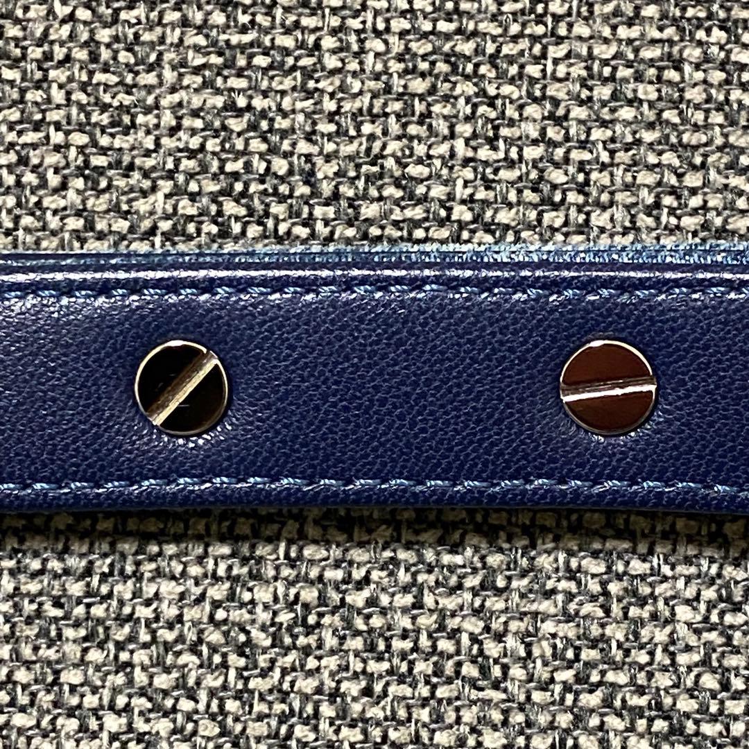 シャネル CHANEL ボーイシャネル コットンツイードデニムチェーンショルダー