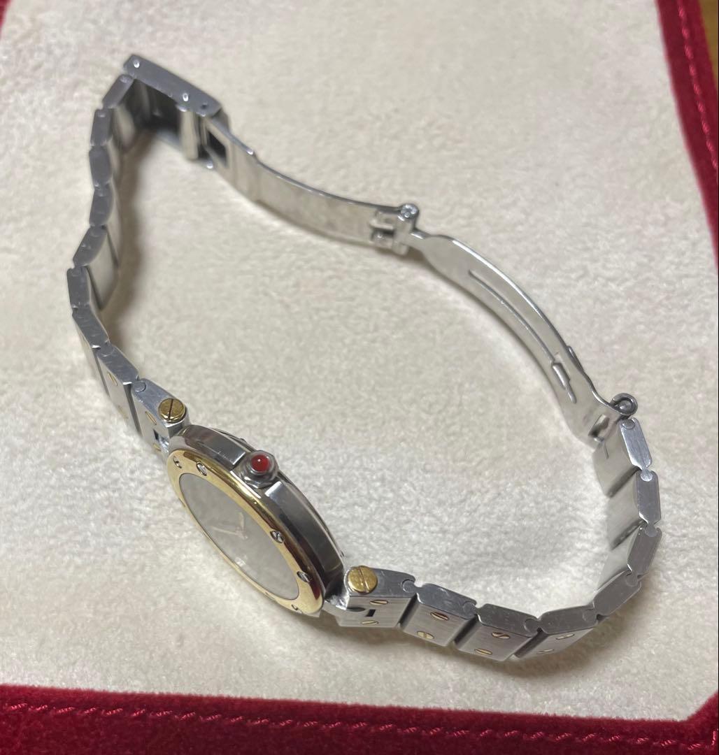 希少　Cartier サントス ヴァンドーム ボルドー 腕時計　タンク　ガルべ