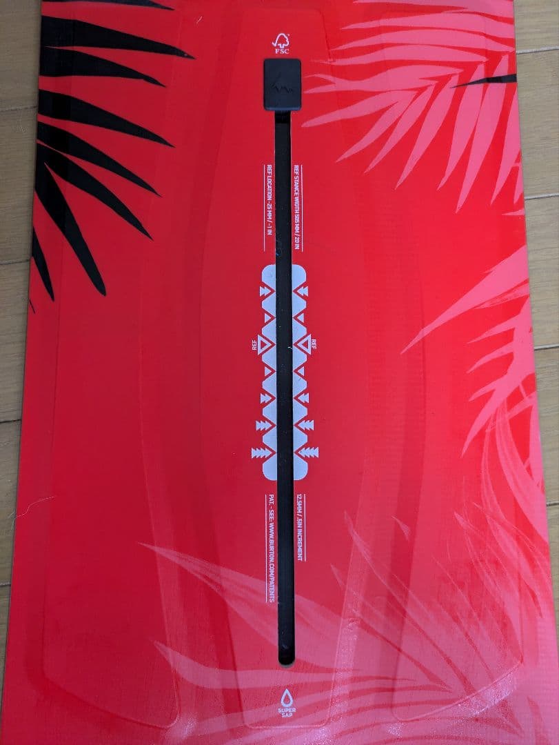 BURTON スノーボード 約140cm パームリーフ