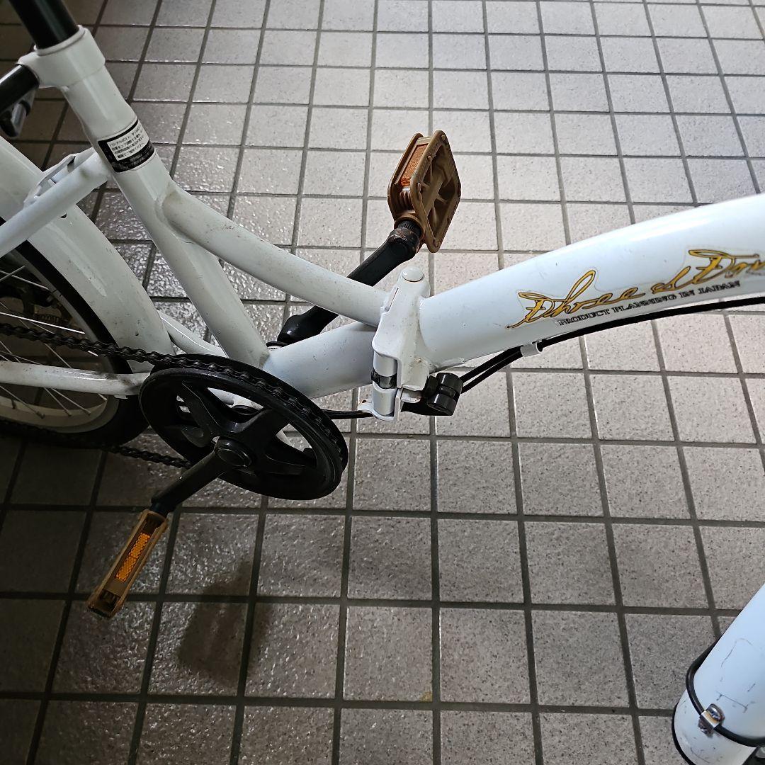 折りたたみ自転車6段ギア