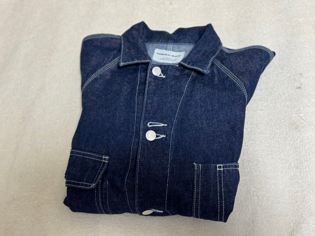 セレクト古着さん専用　SAMURAI JEANS インディゴデニムカバーオール