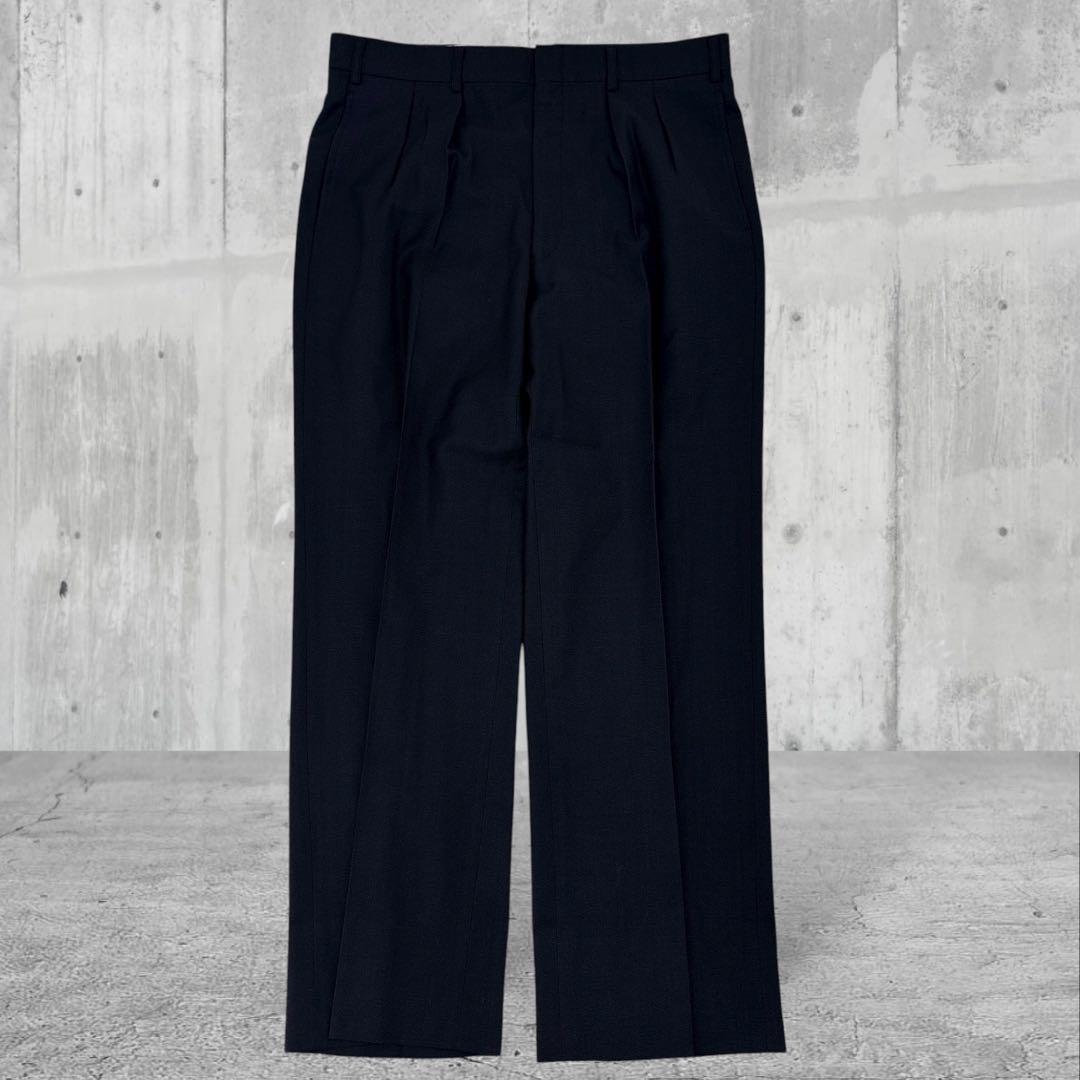 【美品】バーバリー　スーツ　セットアップ　ジャケット　螺鈿ボタン　ロゴ　カシミヤ