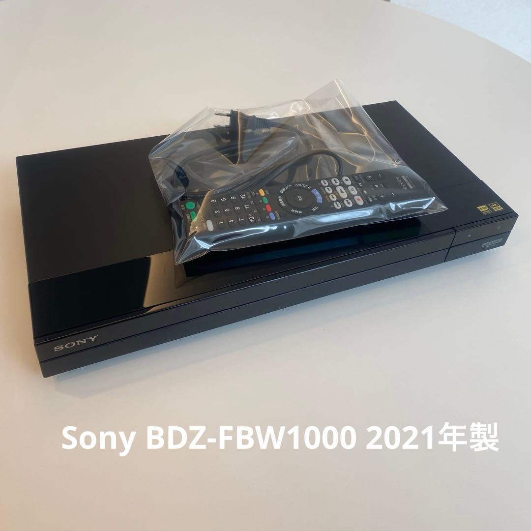 SONY ブルーレイディスクレコーダー BDZ-FBW1000
