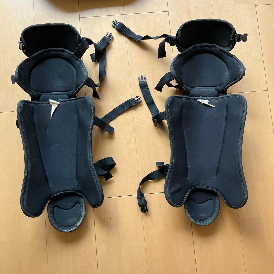 ミズノ キャッチャー用防具一式 黒