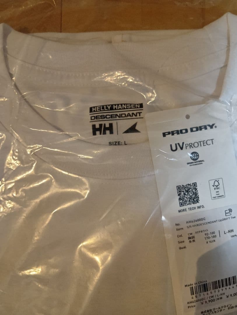 【新品】DESCENDANT HELLY HANSEN Tシャツ Lサイズ