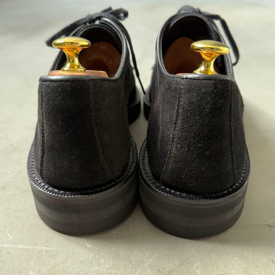 【極美品】 ダブルエイチ WHSCT-0001S スエード8.5 黒 ふにゃ男