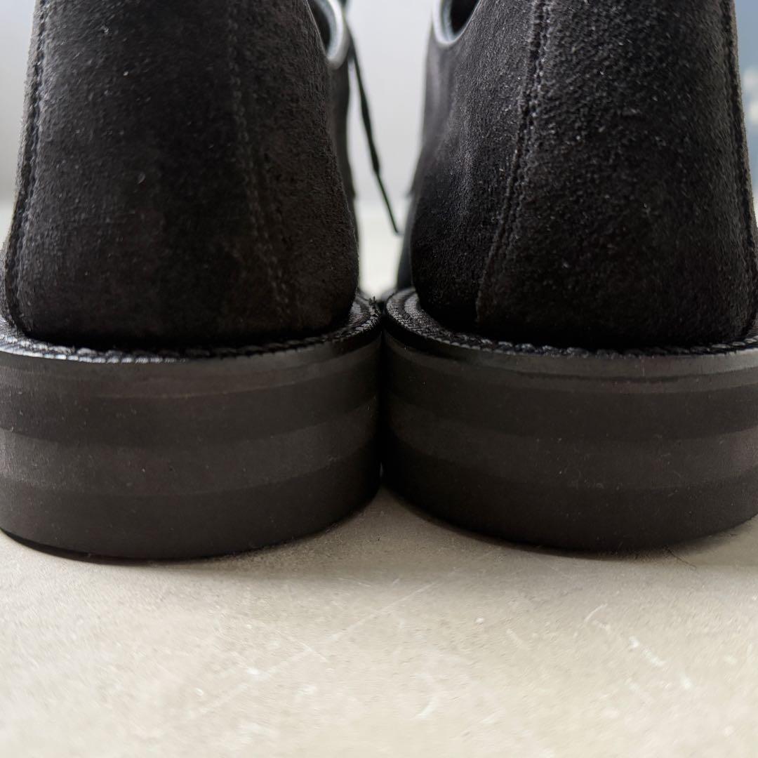 【極美品】 ダブルエイチ WHSCT-0001S スエード8.5 黒 ふにゃ男