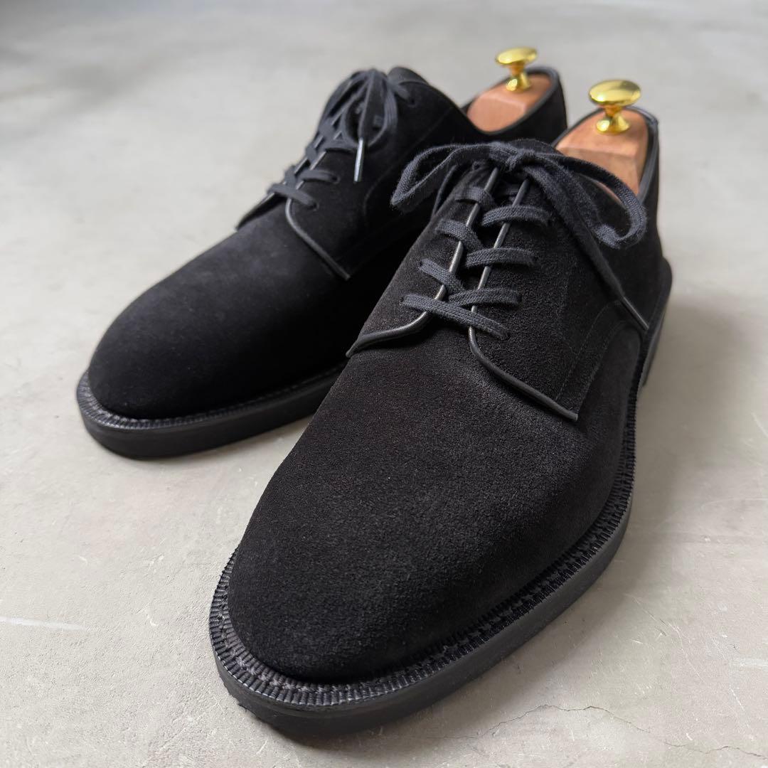 【極美品】 ダブルエイチ WHSCT-0001S スエード8.5 黒 ふにゃ男