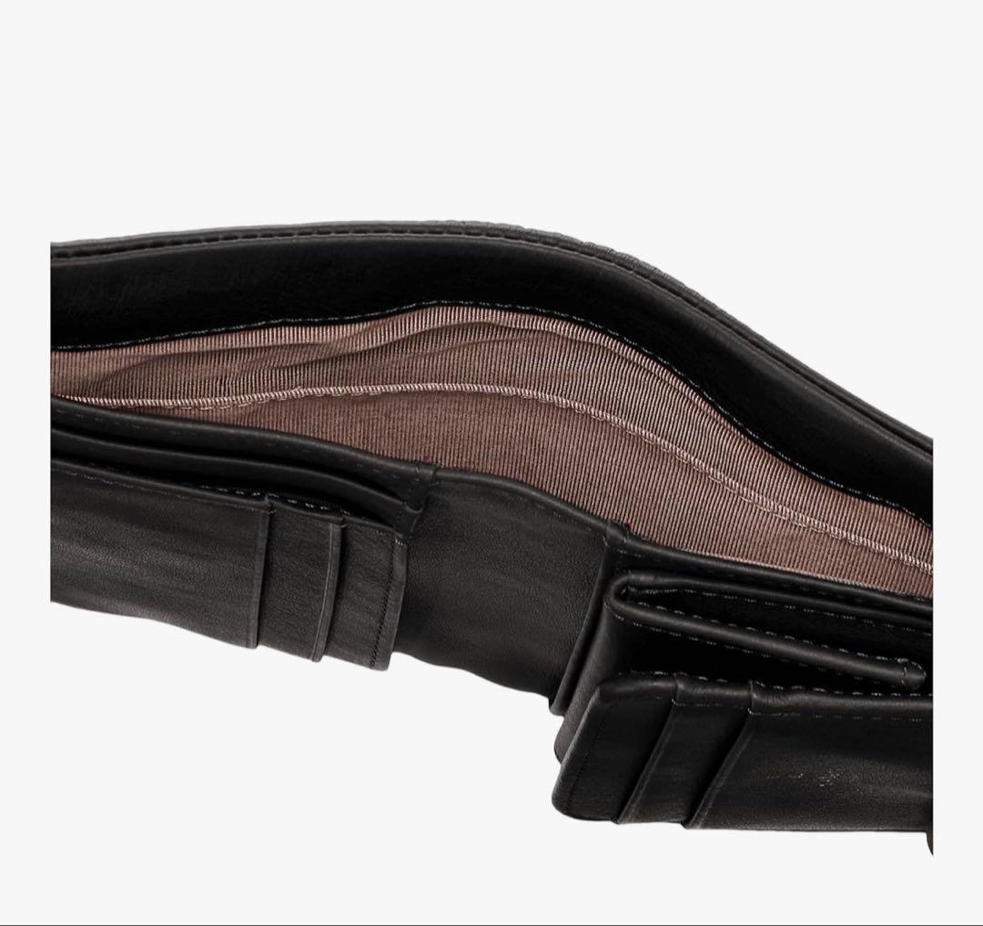 LANVIN ブラック 二つ折り財布