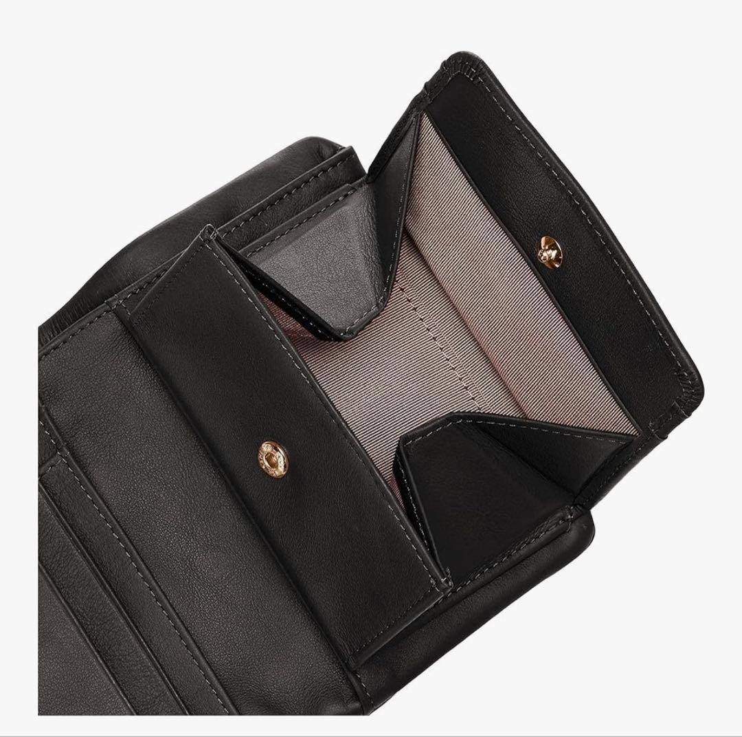 LANVIN ブラック 二つ折り財布