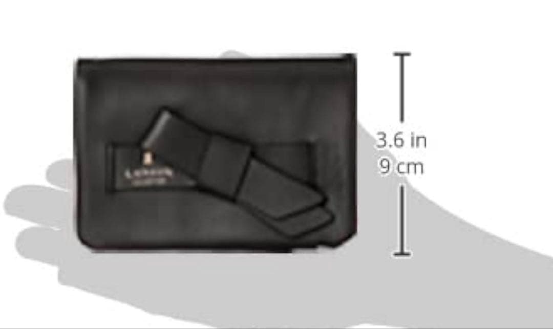 LANVIN ブラック 二つ折り財布