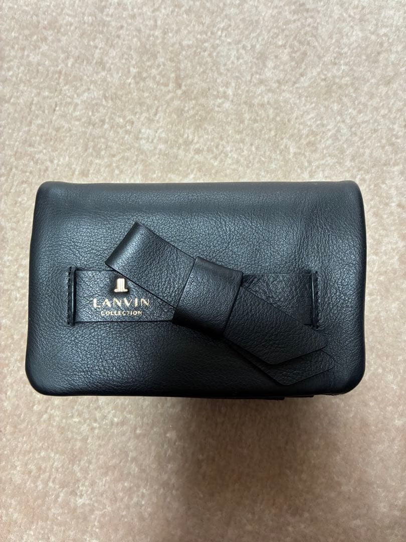 LANVIN ブラック 二つ折り財布