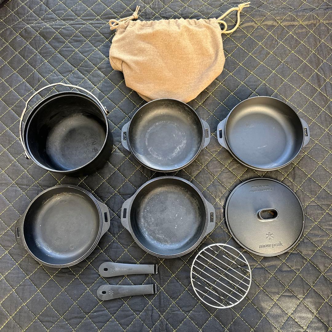 スノーピーク　コンボダッチデュオ　スキレット追加　中古